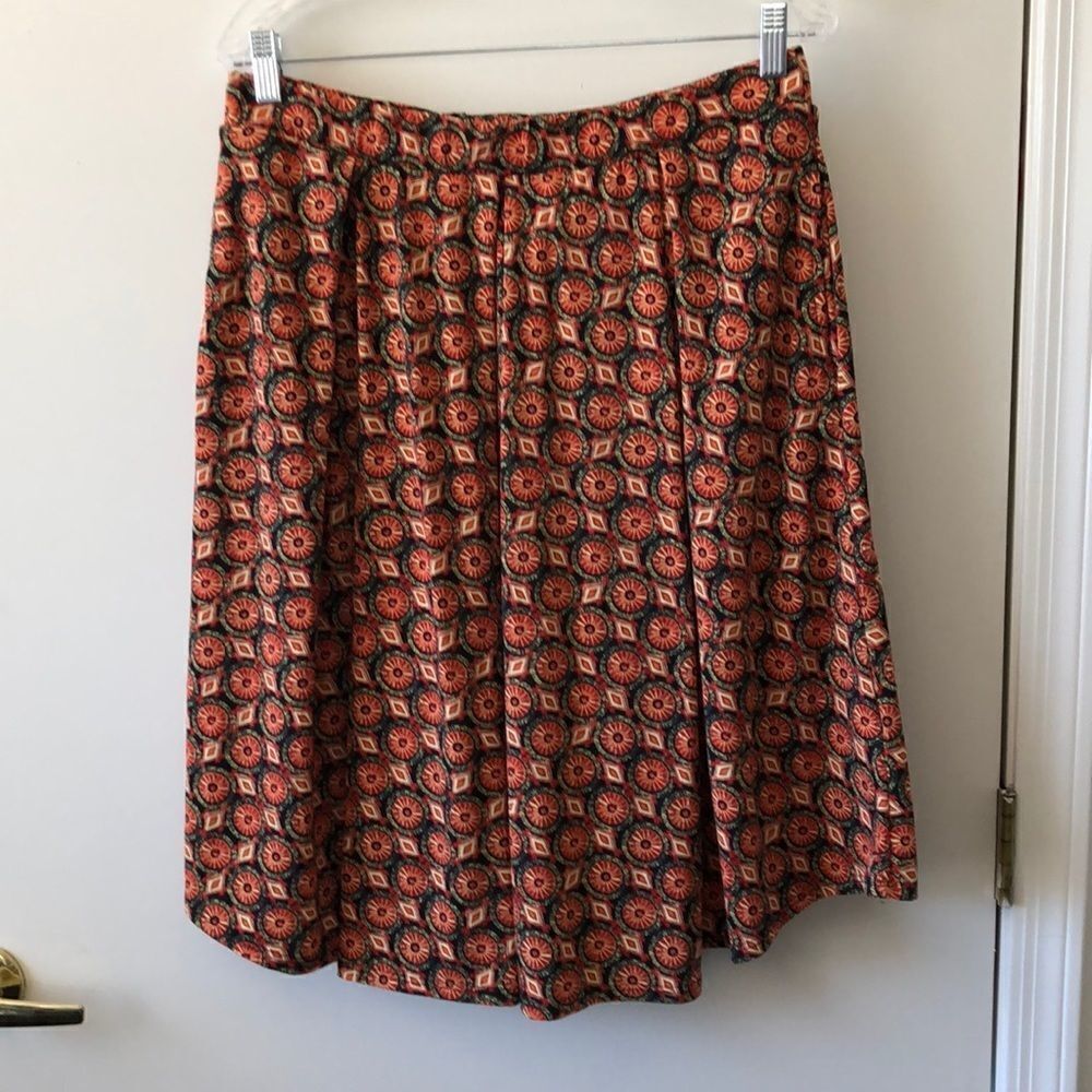 Lularoe Floral Skirt  size XL. Gently used